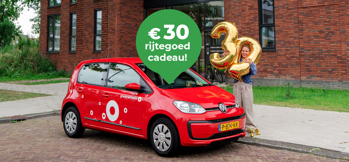 Deelauto huren met de Greenwheels app voor auto delen